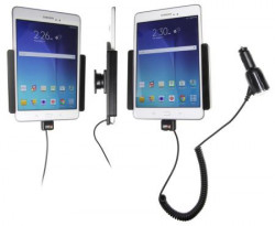 Support voiture  Brodit Samsung Galaxy Tab A 8.0  avec chargeur allume cigare - Avec rotule orientable. Réf 512754