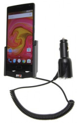 Support voiture  Brodit OnePlus 2  avec chargeur allume cigare - Avec rotule orientable. Réf 512775