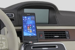 Support voiture  Brodit Nokia Lumia 950 avec chargeur allume cigare - Avec rotule orientable.