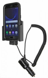 Support voiture Brodit Samsung Galaxy S7 avec étui OTTERBOX DEFENDER UNIQUEMENT avec chargeur allume cigare - Avec rotule orientable. Réf 512891