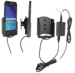 Support voiture  Brodit Samsung Galaxy S6 Active  installation fixe - Avec rotule, connectique Molex. Chargeur 2A. Réf 513752