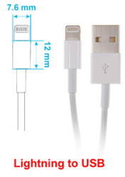 Support Apple iPad Mini pour fixation cable - Utilisation avec câble Apple Lightning d'origine - Réf 514448