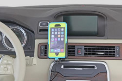 Support voiture Brodit Apple iPhone 6 avec chargeur allume cigare - Avec rotule. Avec câble USB. Chargeur approuvé par Apple. UNIQUEMENT pour étui Otterbox Defender (non livré) étui. Réf 521732