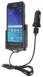 Support voiture Brodit Samsung Galaxy S6 Active avec chargeur allume cigare - Avec rotule. Avec câble USB. Réf 521752