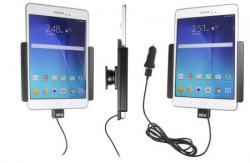 Support voiture  Brodit Samsung Galaxy Tab A 8.0  avec chargeur allume cigare - Avec rotule. Avec câble USB. Réf 521754