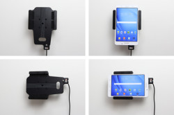 Support voiture Brodit Samsung Galaxy Tab A 7.0 avec chargeur allume cigare - Avec rotule. Avec câble USB. Réf 521897