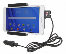 Support voiture Brodit Samsung Galaxy Tab A 7.0 avec chargeur allume cigare - Avec rotule. Avec câble USB. Réf 521897