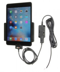 Support voiture  Brodit Apple iPad Mini 4/5  installation fixe - Avec rotule. Chargeur approuvé par Apple. Réf 527793