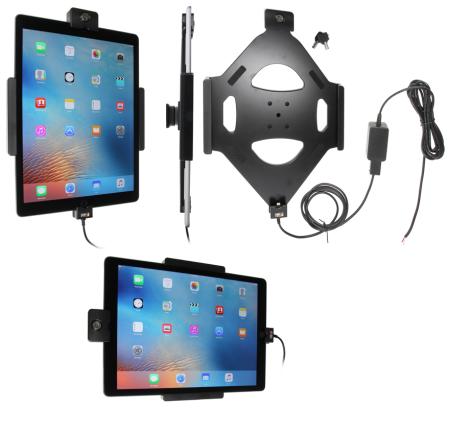 Support voiture Brodit Apple iPad Pro installation fixe - Avec rotule, avec 2 clés