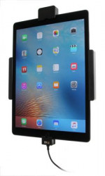 Support voiture Brodit Apple iPad Pro installation fixe - avec rotule, avec verrouillage renforcé