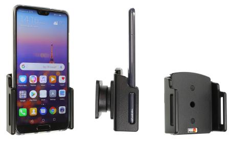 Support téléphone passif Huawei P20 avec étui. Réf Brodit 711062