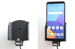 Support voiture LG G6 avec chargeur allume-cigare. Réf Brodit 512962