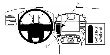 Fixation voiture Lancia Thema. Réf Brodit 854647