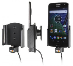 Support téléphone voiture Motorola Moto G5 Plus avec chargeur allume-cigare. Réf 512957