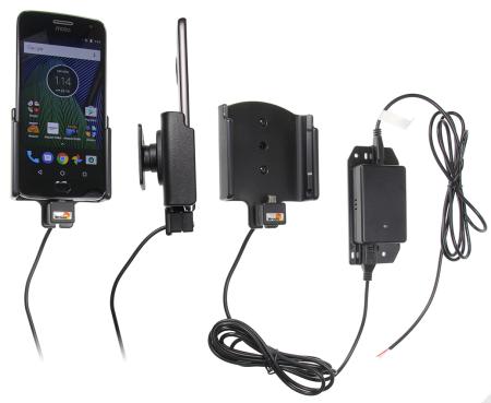 Support voiture Motorola Moto G5 Plus pour installation fixe. Réf Brodit 513957
