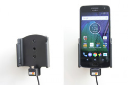 Support téléphone voiture Motorola Moto G5 Plus avec adaptateur allume cigare et câble USB. Réf 521957