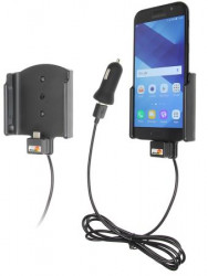 Support voiture Brodit Samsung Galaxy A5 (2017) avec adaptateur allume-cigare et cable USB. Réf Brodit 521945