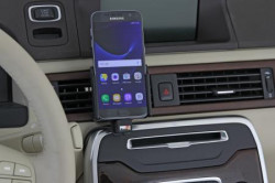 Support voiture  Brodit Samsung Galaxy S7 installation fixe - Avec rotule, connectique Molex. Chargeur 2A. Réf 513863
