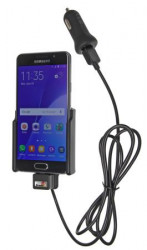 Support voiture Brodit Samsung Galaxy A3 (2016) avec chargeur allume cigare - Avec rotule. Avec câble USB. Réf 521895