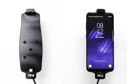 Support Samsung Galaxy S8 / S9 avec étui - avec chargeur allume-cigare. Réf Brodit 512964