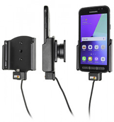 Support voiture Samsung Galaxy Xcover 4 avec chargeur allume-cigare. Réf Brodit 512958