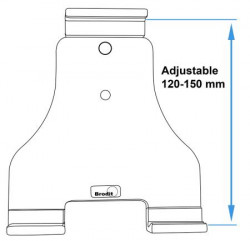 Support tablette ajustable avec cable USB (différentes tailles disponibles)