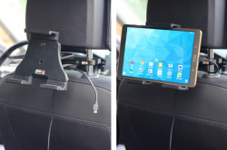 Support tablette ajustable avec micro USB (différentes tailles disponibles) inst fixe