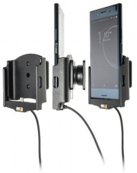 Support Sony Xperia XZ Premium avec chargeur allume-cigare. Réf Brodit 512974