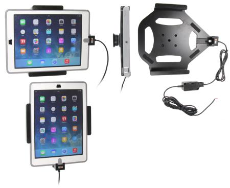 Support iPad Air pour installation fixe. Pour appareil avec étui OTTERBOX DEFENDER. Réf Brodit 527600