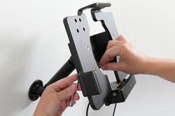 Support Zebra ET50 10.1 compatible frame, handstrap et batterie étendue. Réf Brodit 713266