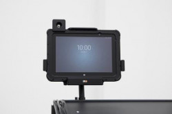 Support passif Zebra ET50 10.1 compatible frame, handstrap et batterie étendue - verrouillé à clé. Réf Brodit 739266