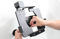 Support passif Zebra ET50 10.1 compatible frame, handstrap et batterie étendue - antivol. Réf Brodit 741266