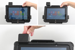 Support passif Zebra ET50 10.1 compatible frame, handstrap et batterie étendue - antivol. Réf Brodit 741266
