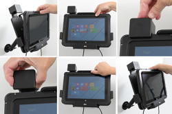 Support Zebra ET50 10.1 compatible frame et handstrap. Réf Brodit 747266