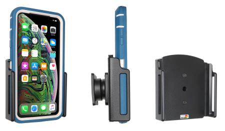 Support passif iPhone XS Max/11 Pro/11 Pro Max avec étui (largeur : 80-94 mm, épaisseur : 9-13 mm) - Ref 711084