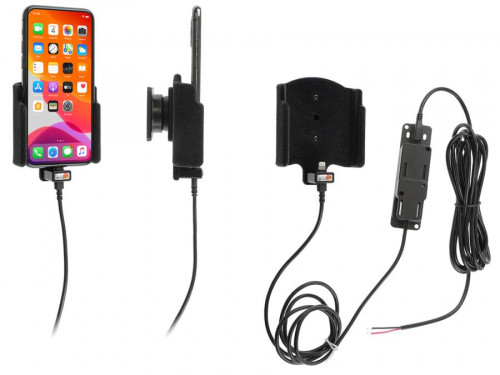 Support pour installation fixe iPhone 11 Pro sans étui avec revêtement peau-de-pêche - Ref 727161