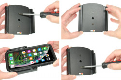 Support passif iPhone XS Max/11 Pro Max avec étui (largeur 80-94 mm, épaisseur 2-10 mm) - Ref 711083