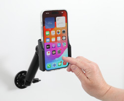 Support passif Apple iPhone 15 Pro Max + coque magnétique (fournie). Réf Brodit 711396