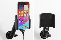 Support Apple iPhone 15 Pro Max pour inst. fixe + coque magnétique (fournie). Réf Brodit 727396