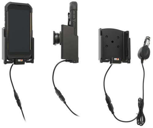 Support CipherLab RS35 avec chargeur allume-cigare. Réf Brodit 712238