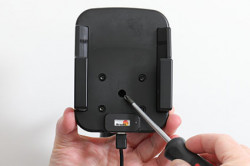 Support Datalogic Memor 20 avec chargeur allume-cigare - recharge sans fil. Réf Brodit 718232
