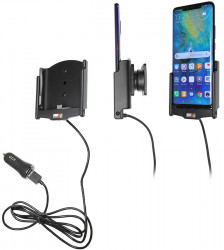 Support actif Huawei Mate 20 Pro avec adaptateur allume-cigare et cable USB. Réf Brodit 721096