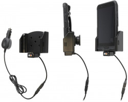 Support avec chargeur allume-cigare Pokini FS6 - Ref 712123