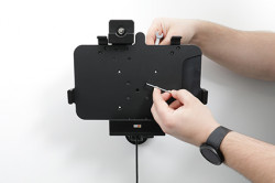Support Zebra ET4X pour inst. fixe, verrou à clé - compatible Rugged Boot / Exoskeleton. Réf Brodit 736320