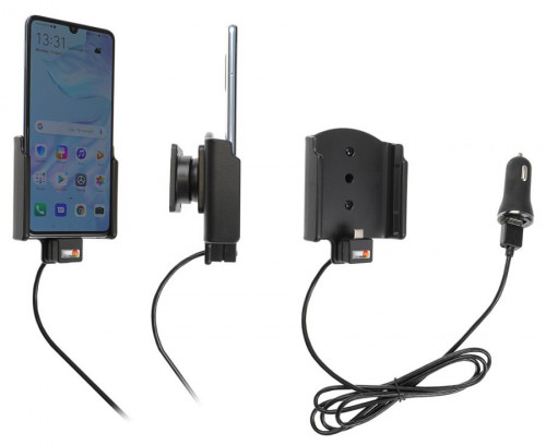 Support avec chargeur allume-cigare Huawei P30 - Ref 721120