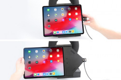 Support actif iPad Pro 12,9 (2018) avec chargeur allume-cigare et câble USB. Ref 721095