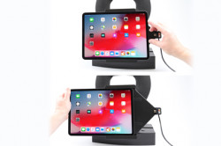 Support actif iPad Pro 11 2018 avec chargeur allume-cigare et câble USB. Ref 721094