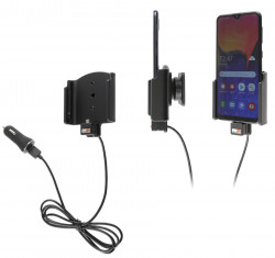 Support avec câble USB et chargeur allume-cigare Galaxy A10 (SM-A105) - Ref 721139