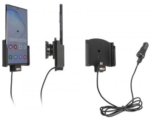 Support avec chargeur allume-cigare et câble USB Galaxy Note 10+ - Ref 721156