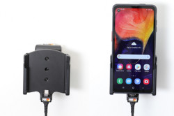 Support avec chargeur allume-cigare USB et connecteur magnétique Galaxy Xcover Pro SM-G715 - Ref 721179